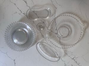Vintage Mid 20th Century Imperial Glass Candlewick Set - 12 pieces